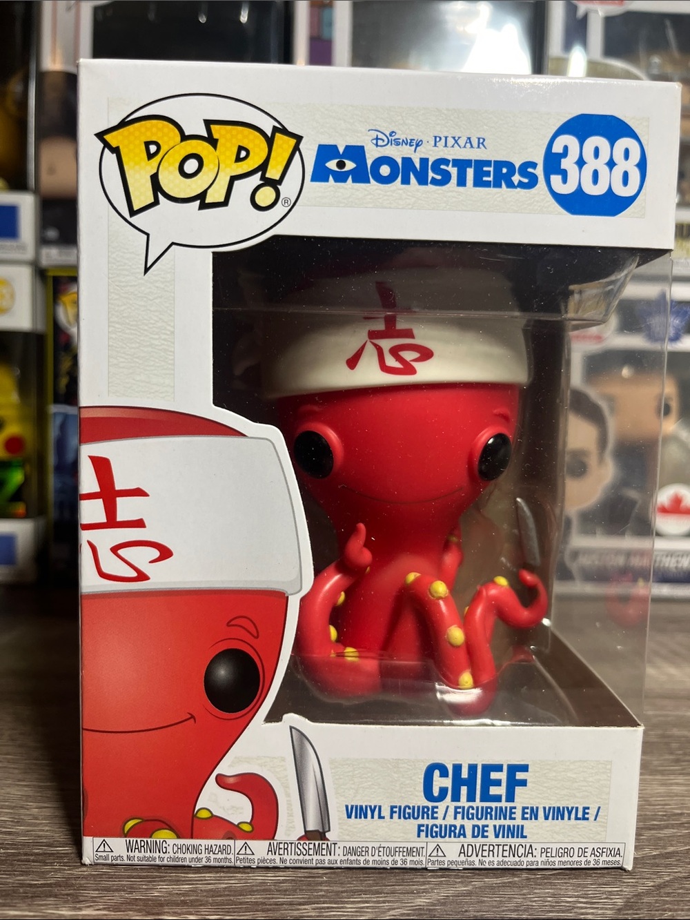 Funko Pop! Monsters 388 Chef Vinyl Figure - Red & White